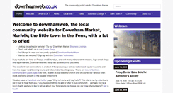 Desktop Screenshot of downhamweb.co.uk